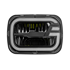 5x7 Led Halo Headlights 1984-2001 Jeep Cherokee XJ Halo Headlights