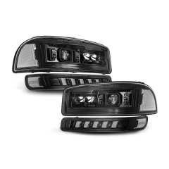 1999-2007 GMC Sierra 1500 2500HD Led Headlights GMC Yukon XL Headlights