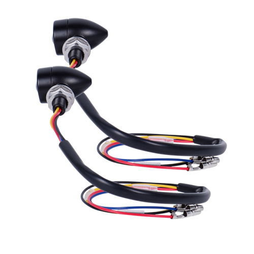 Universal Motorcycle Front Led Turn Signals Flush Mount Indicators