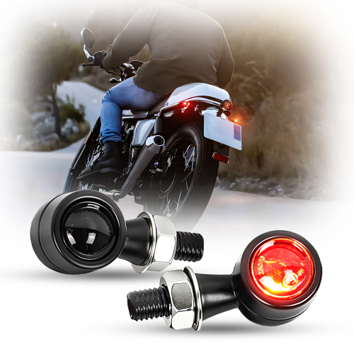 Bullet Style Universal Motorcycle Rear/Front Led Turn Signals Indicators Motorcycle Tail Lights