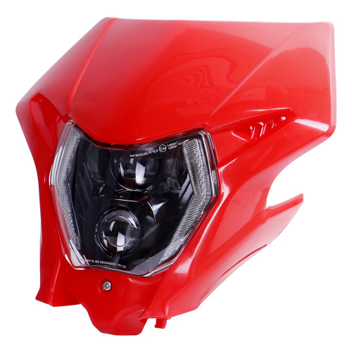 Led Headlight with Mask for 2016-2023 Kawasaki KLX 150 150L 150BF D-Tracker