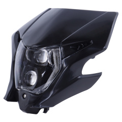 Led Headlight with Mask for 2016-2023 Kawasaki KLX 150 150L 150BF D-Tracker