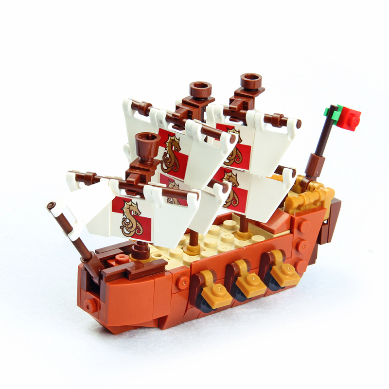 Customized 6006 8001 S7303 Ship in A Bottle Ideas Boat 21313 Building Block Brick 962pcs from China