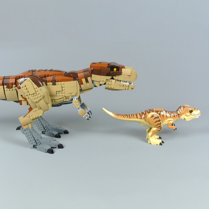 Customized DY000 T. rex Rampage Jurassic Park Dinosaur Jurassic World 75936 Building Block Brick 3120 ±pcs from China