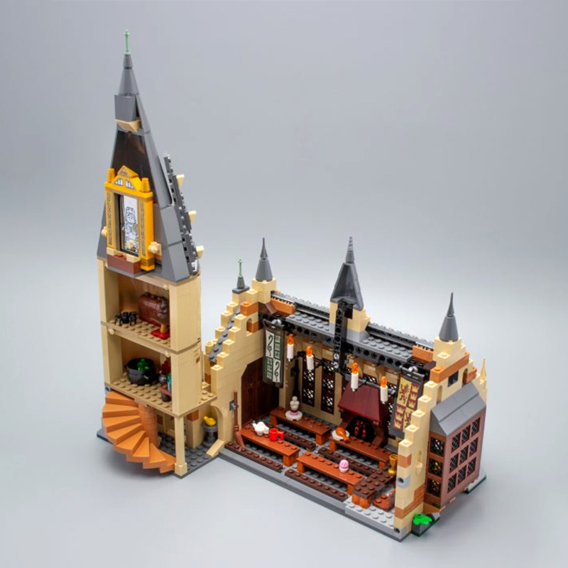 Movie & Games Series Hogwarts Great Hall Building Blocks 983pcs Brick Educational Toys 75954 From China