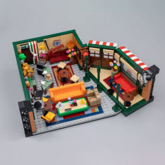 Ideas Series The Friends Central Perk Building Blocks 1070±pcs Bricks Toys For Gift 21319 From China.