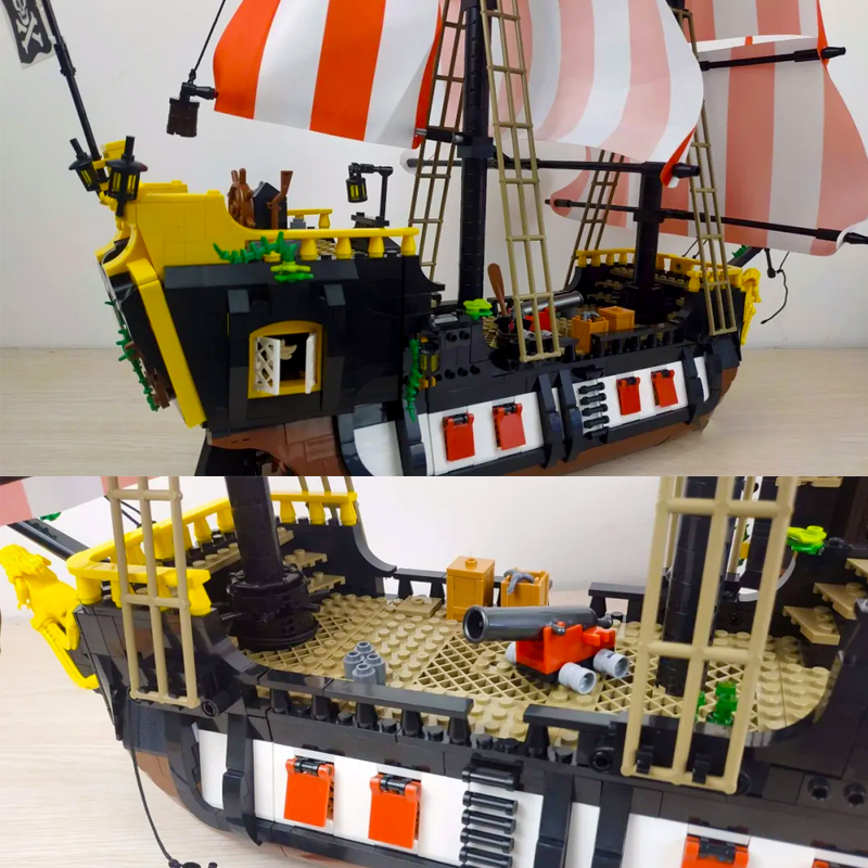 ZebraBlocks 698998 Pirates of Barracuda Bay Ideas 2545pcs 21322 Building Block Bricks Toys from China