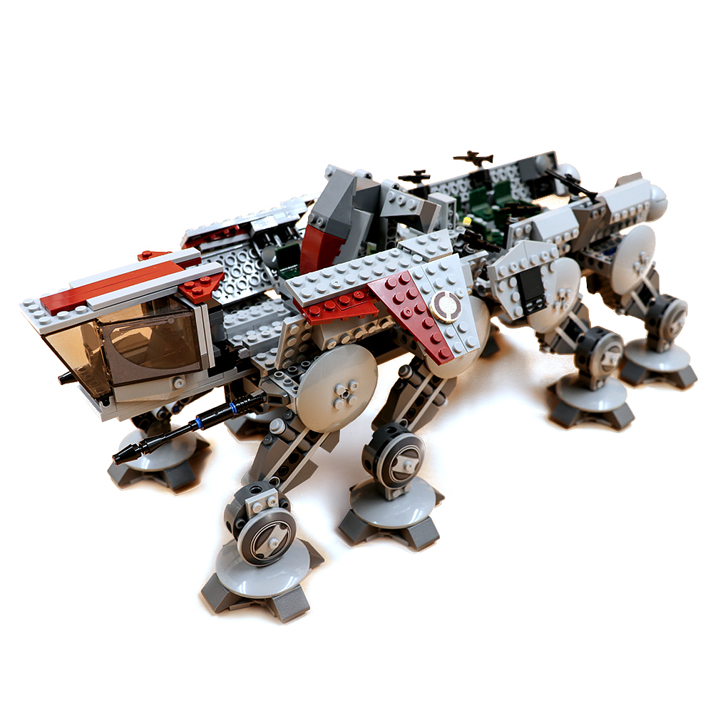 KING A19014 UCS Republic Dropship with AT-OT Walker 1758+PCS Building Block Brick 10195 from China