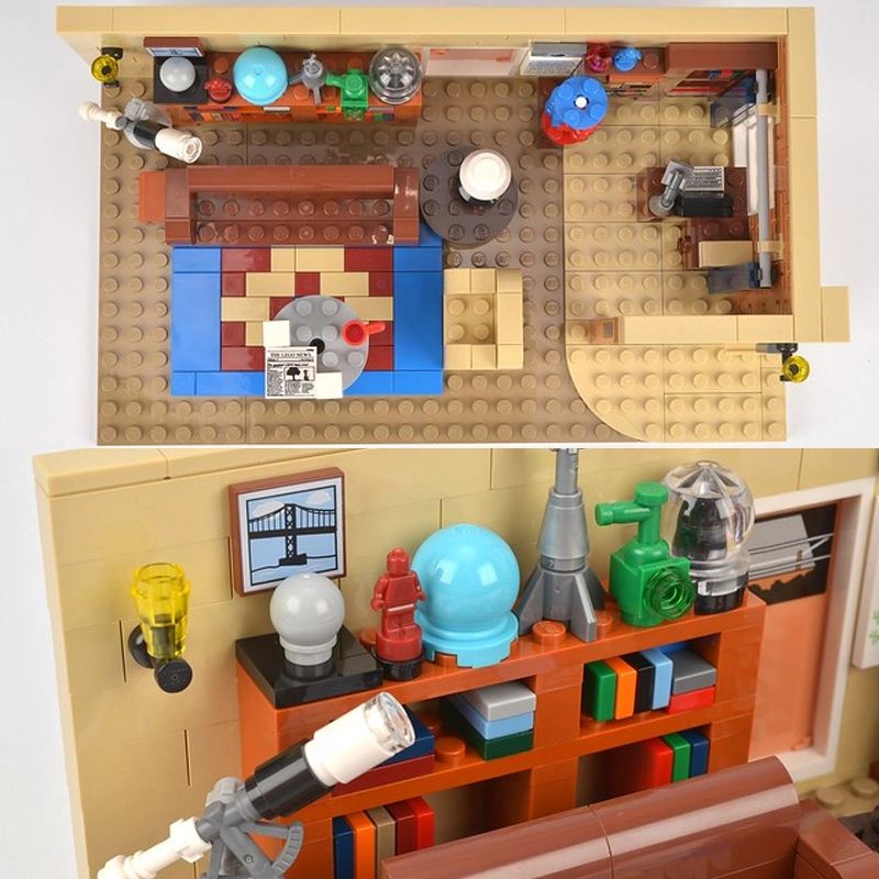 XD 2023 Ideas Series The Big Bang "Theory" 21302 Building Blocks 530pcs Bricks Toys From China