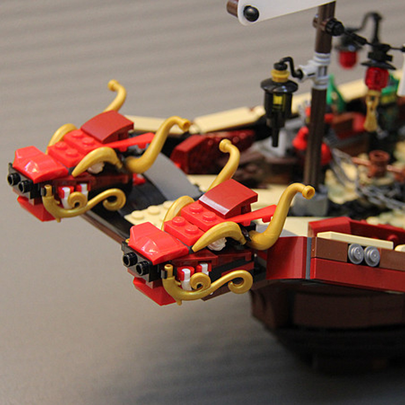 Customized 82203 KING A19039 Ninja Destiny's Bounty Wu Flying Ship Ninja Figures Building Blocks 2295pcs Bricks 70618 Toys From China