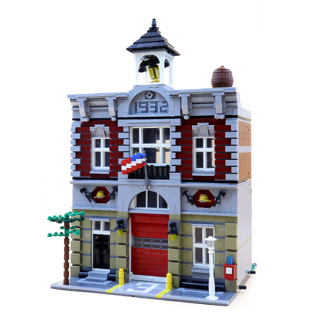 LJ99009 Fire Brigade Creator Buildings 10197 Building Block Bricks Toy 2231±pcs From China