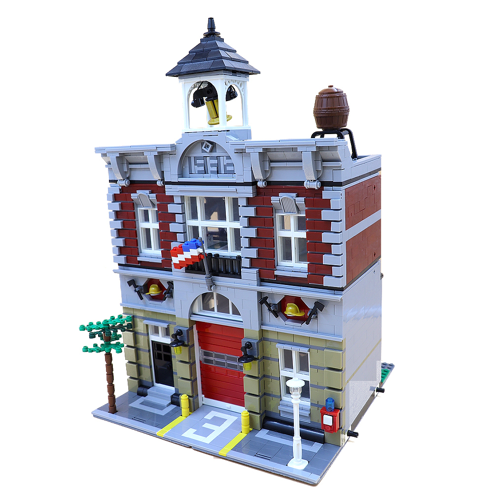 LJ99009 Fire Brigade Creator Buildings 10197 Building Block Bricks Toy 2231±pcs From China