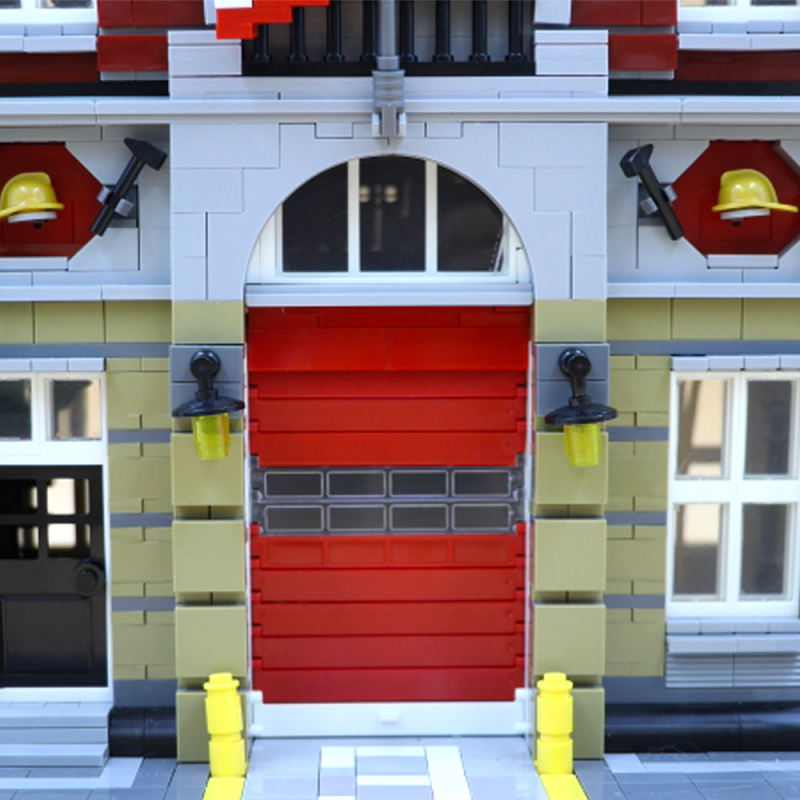 LJ99009 Fire Brigade Creator Buildings 10197 Building Block Bricks Toy 2231±pcs From China