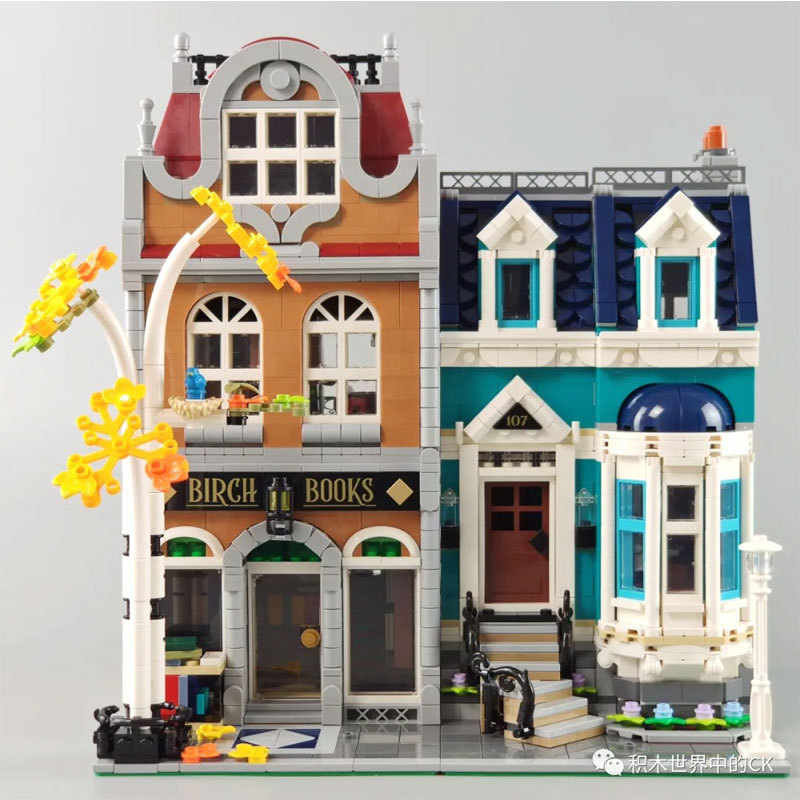 PANDA 10201 Expert European Style Bookshop Building Blocks 2504pcs Bricks Toys Model 10270 From China