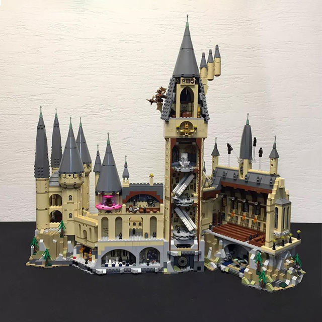 BELA 11025 Hogwarts Castle Academy of Magic Walls and Fortresses Castle 71043 From USA 3-7 Days Delivery