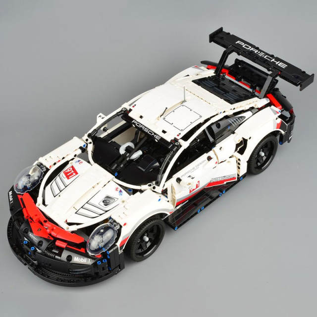 Customized 00911 High-Tech Series Super Car 911 RSR Building Blocks 1580pcs Bricks Ship From China Compatile with 20097 / 42096