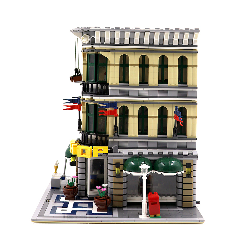 Customized A2102 Grand Emporium Building Blocks 2380pcs Bricks 10211 from USA 3-7 Days Delivery