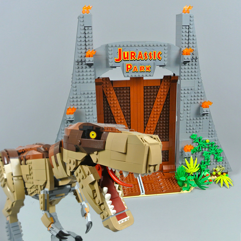 LARI 11338 Jurassic Park T. rex Rampage Building Blocks 3120pcs Bricks Toys 75936 Ship From Europe 3-7 Days Delivery