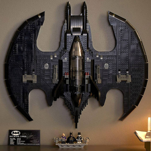 50006 Batman 1989 Batwing Fighter 2438PCS 76161 Ship From USA 3-7 Days Delivery