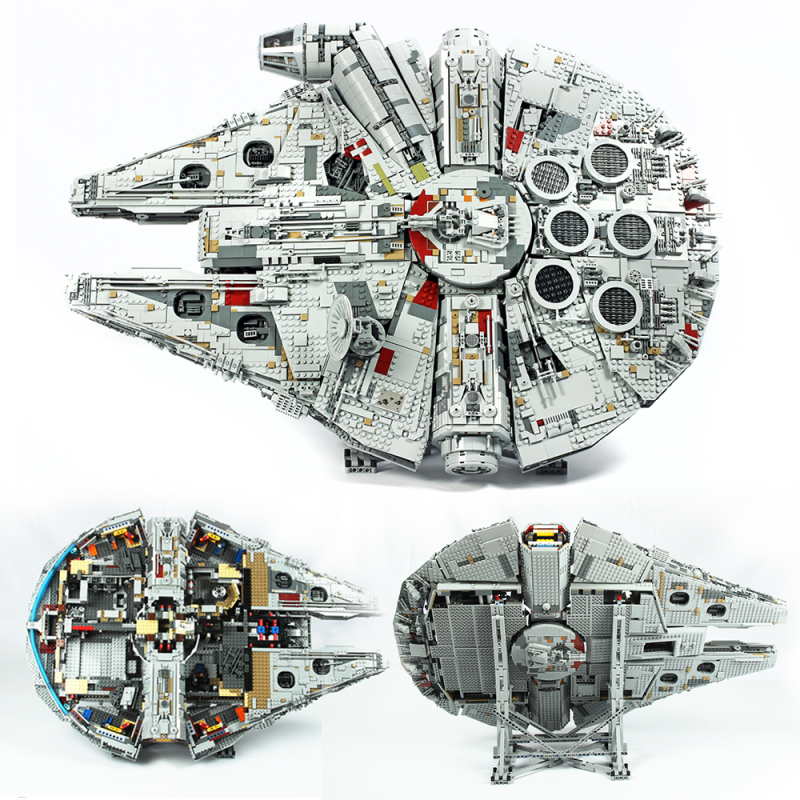 Customized XQ003 UCS Millennium Falcon Star Wars 75192  Building Block Brick 7258pcs from Europe 3-7 Day Delivery