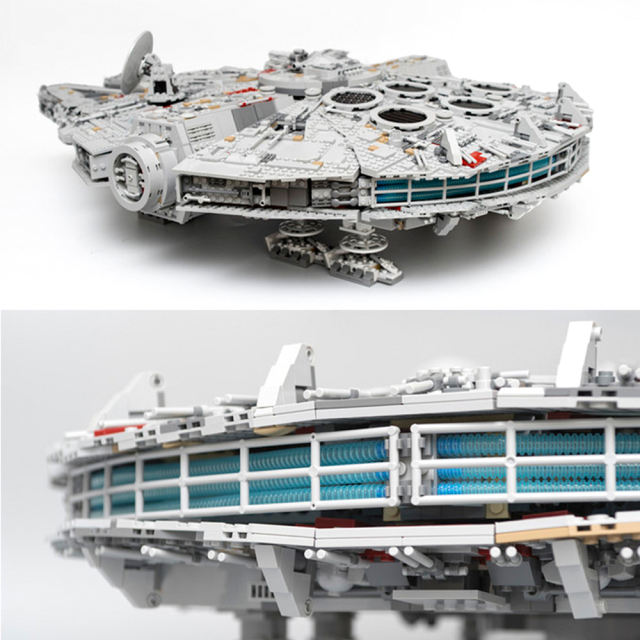 Customized XQ003 UCS Millennium Falcon Star Wars 75192  Building Block Brick 7258pcs from Europe 3-7 Day Delivery