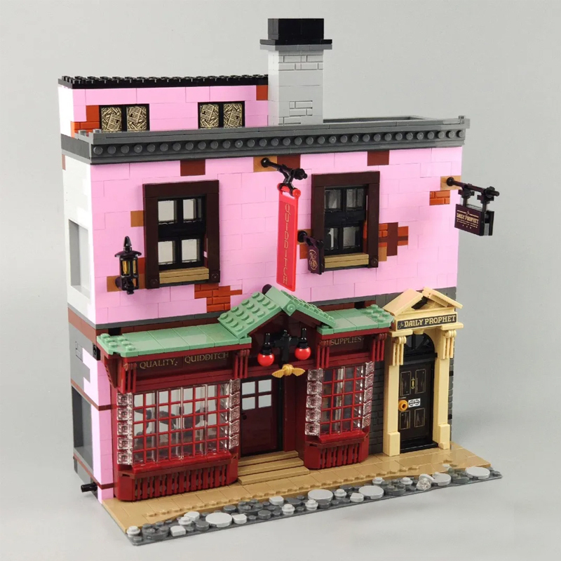 Customized 99911 Diagon Alley Harry Potter Movie Building Blocks 5544 ±pcs 75978 From Europe 3-7 Days Delivery