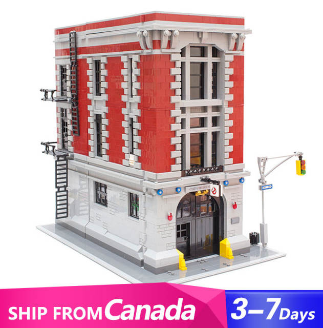 16001 Firehouse Headquarters 4634pcs 75827 Ship From Canada 3-7 Days Delivery