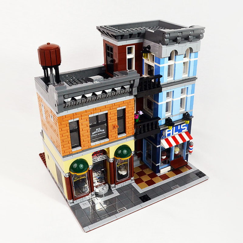 KING A19090 LEJI 99008 Detective's Office Building Blocks 2262pcs Bricks Toys 10246 from USA 3-7 Days Delivery