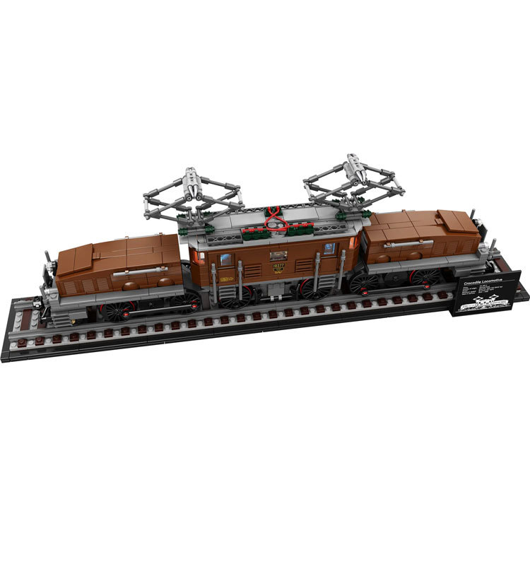 KING 40010 1 Expert Series Crocodile Locomotive Train Building Blocks 1271pcs Bricks 10277 From China