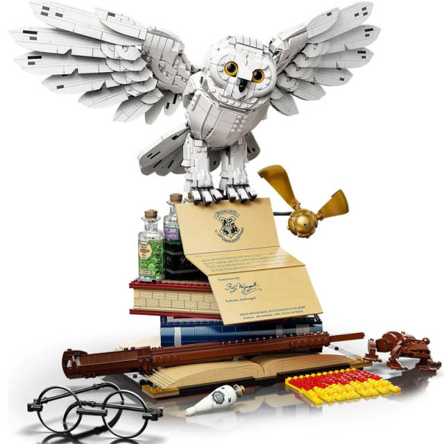 Movie & Games Series Hogwarts Icons Collectors' Edition Hedwig Building Blocks 3010pcs Bricks 76391 From China