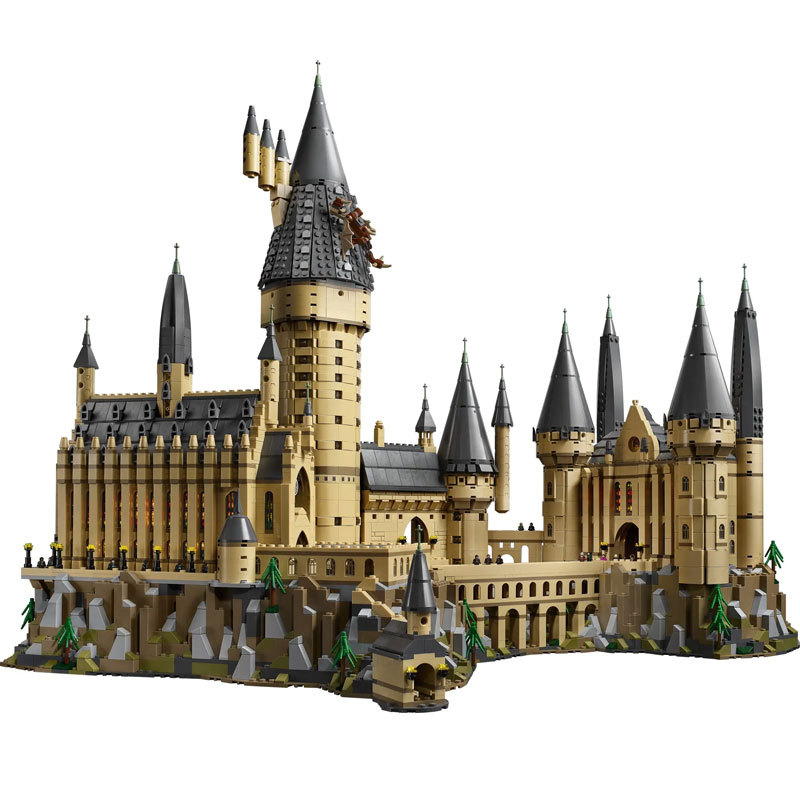 Customized 77001 Academy of Magic Walls and Fortresses Castle Building Blocks 71043 6020pcs Bricks From China