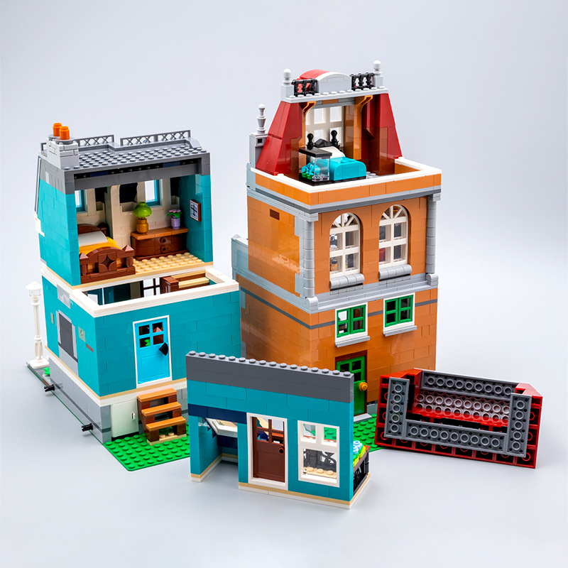 PANDA 10201 Expert European Style Bookshop Building Blocks 2504pcs Bricks Toys Model 10270 From China