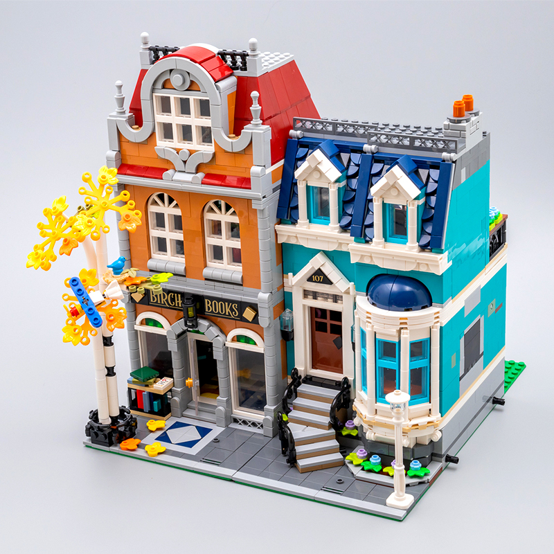 PANDA 10201 European Style Bookshop Building Blocks 2504pcs Bricks 10270 From Europe 3-7 Days Delivery