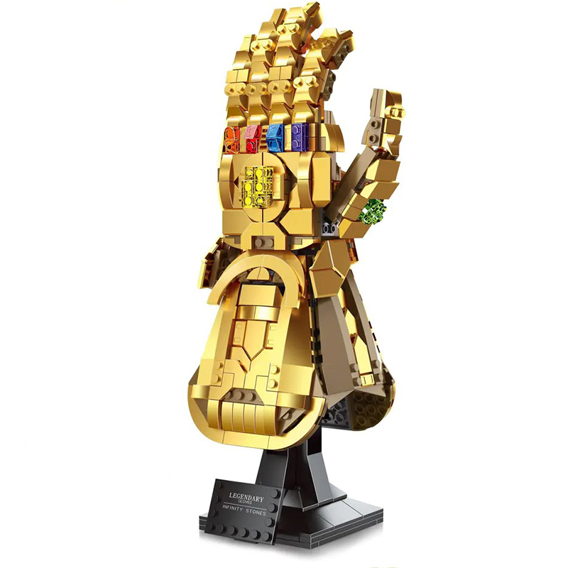 2011 Marvel Avenger Infinity Gauntlet Thanos Building Blocks 590Pcs Bricks 76191 Toys Ship From China