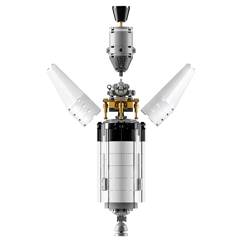 Customized 60005 10011 The Apollo Saturn V Building 21309 Blocks 1969pcs Bricks Toys Model Rocket  From China