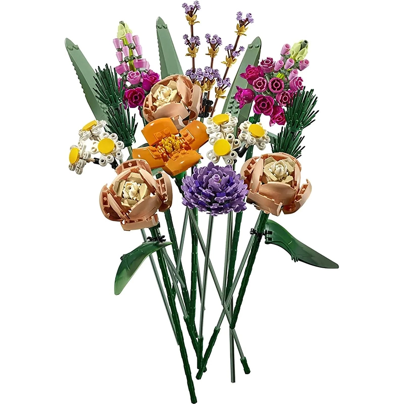 Customized 50001 Flower Bouquet Creator Expert Building Blocks 756pcs Bricks Toys From China 10280