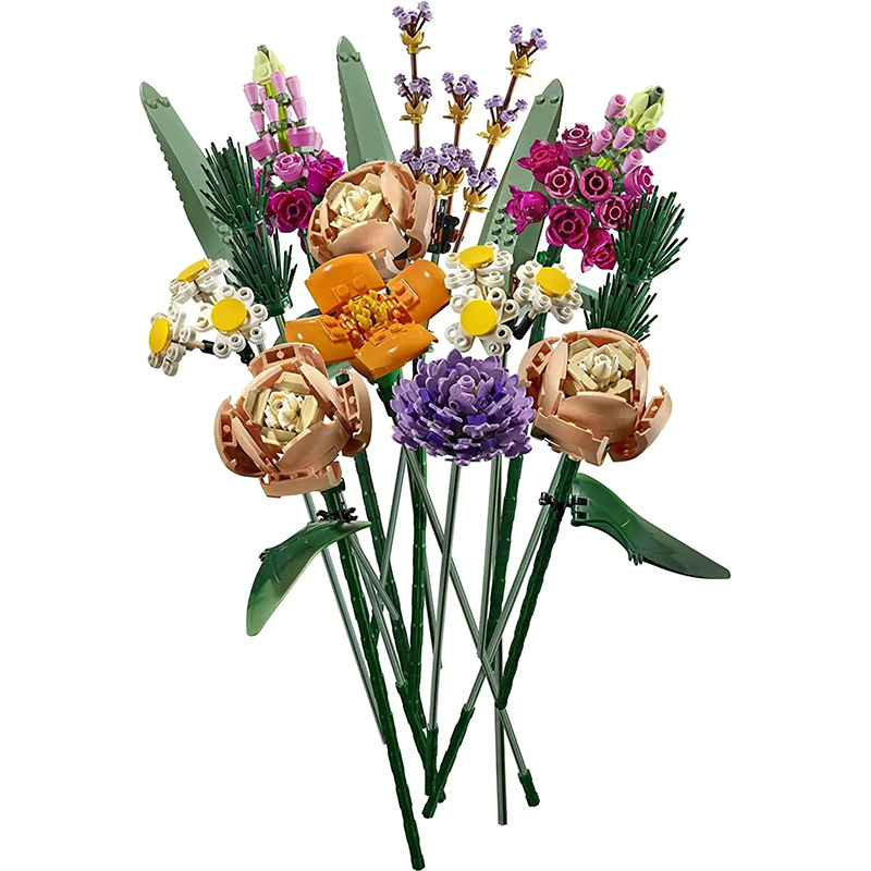Customized 50001 Flower Bouquet Creator Expert Building Blocks 756pcs Bricks Toys From China 10280