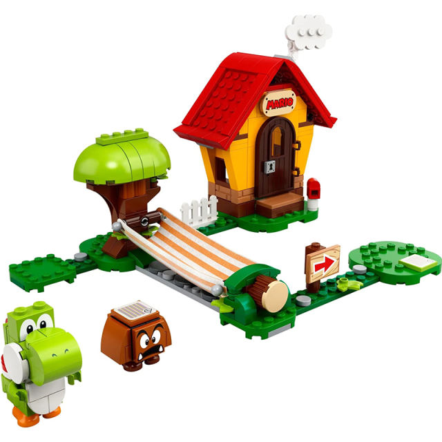 BELA 60023 Super Mario Mario's House Yoshi Expansion Set Building Blocks 232pcs Bricks Toys 71367 From China