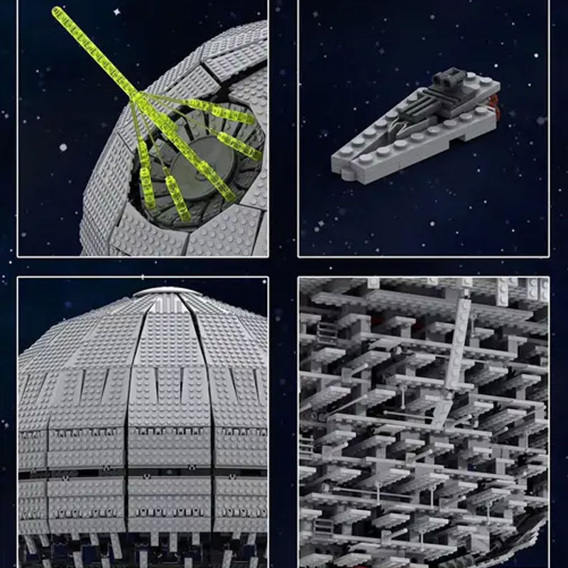 05026 Movie & Games Series Death Star 2 Building Blocks 3449pcs Bricks Toys 10143 Ship From USA 3- 7 Days Delivery