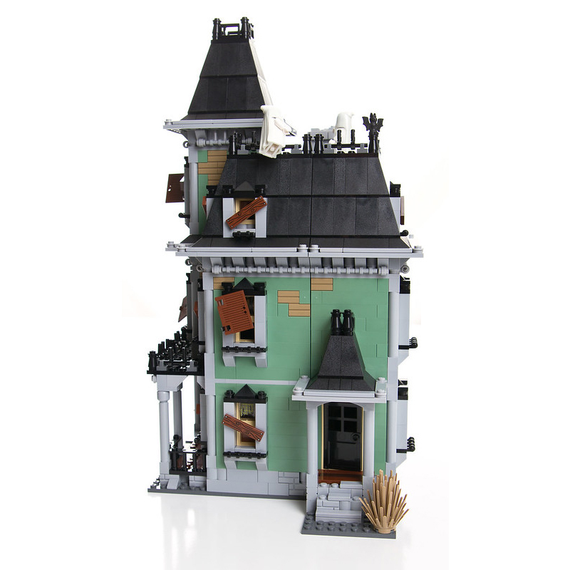 KING X19055 Haunted House "Monster" Fighter Movie Series  Building Blocks 2064pcs Bricks 10228 to Europe 3-7 Days Delivery