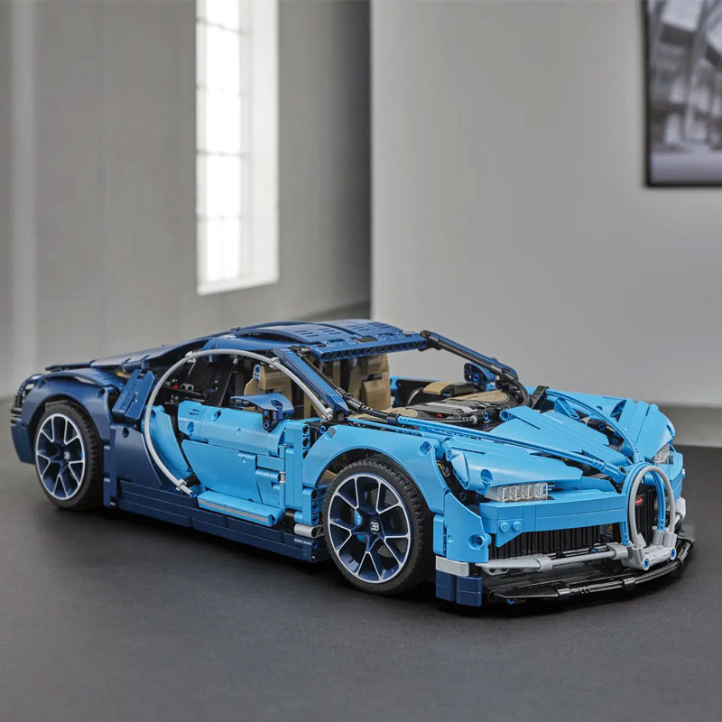 Customized S7802 Bugatti Chiron Super Car Model Kit Building Blocks Bricks 42083 from Europe 3-7 Days Delivery