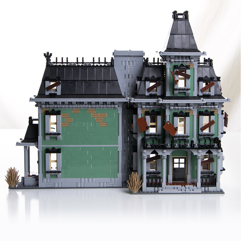 KING X19055 Haunted House "Monster" Fighter Movie Series  Building Blocks 2064pcs Bricks 10228 to Europe 3-7 Days Delivery