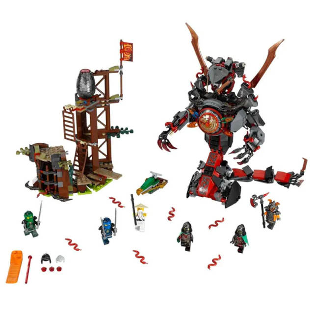 BELA 10583 Ninja Series Dawn Of Iron Doom Figure Building Blocks Assemble Toys 734pcs Bricks 70626 From China