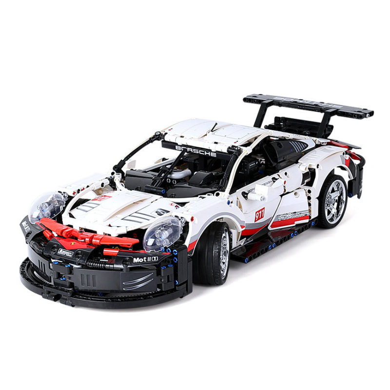 Customized 00911 High-Tech Series Super Car 911 RSR Building Blocks 1580pcs Bricks Ship From China Compatile with 20097 / 42096