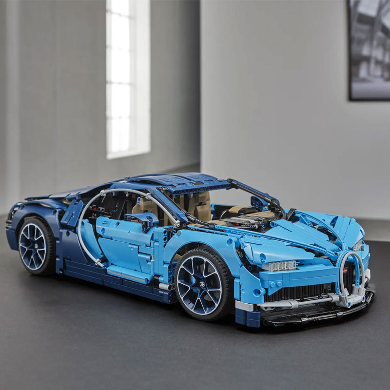 Customized S7802 Bugatti Chiron High-Tech Series Super Car Building Blocks Bricks Model Set 42083 From China