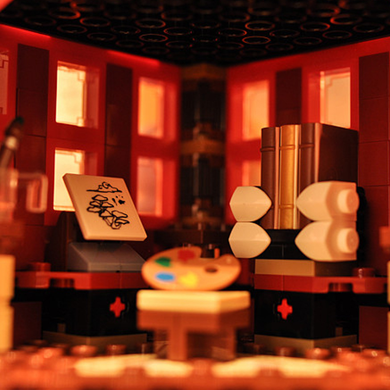 Ninja Series Temple of Airjitzu Ninja Thunder  Swordsman Building Blocks Bricks 70751 Toys From China