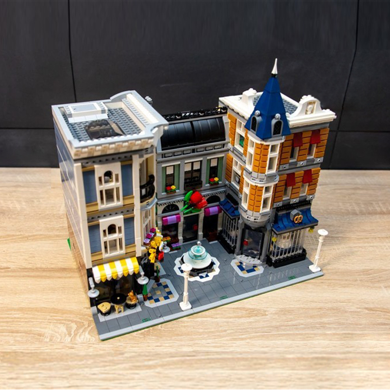 KING A19085 Assembly Square Creator 10255 Building Block 4002pcs Brick from China