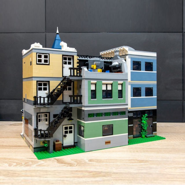 KING A19085 Assembly Square Creator 10255 Building Block 4002pcs Brick from China
