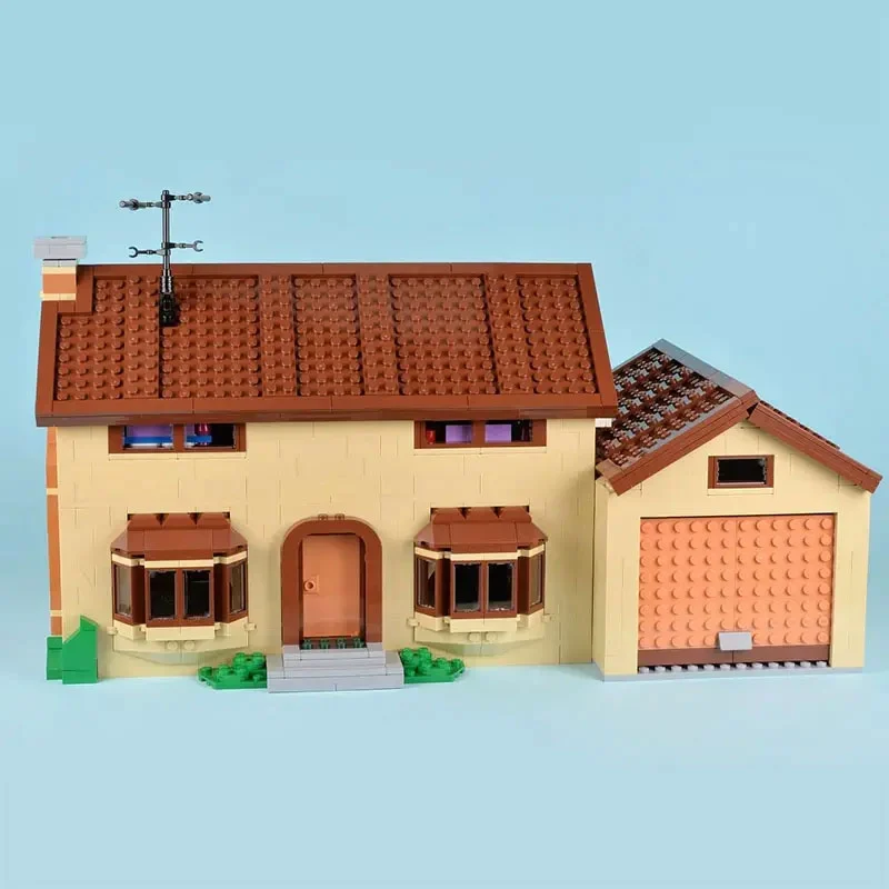 KING A19016 The Simpsons House Movie 71006 Building Block Brick 2523±pcs from China
