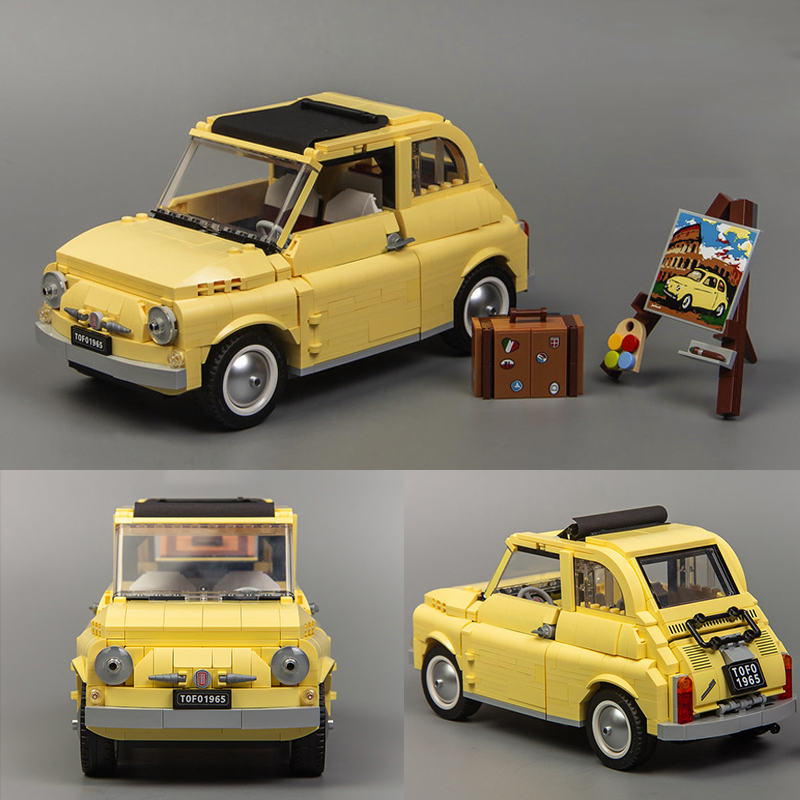 LEBO 71103 Fiat 500 Creator 10271 Building Block Brick 960pcs from China